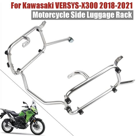 For Kawasaki Versys X300 2018 2021 Motorcycle Side Panniers Luggage Rack Top Case Trunk