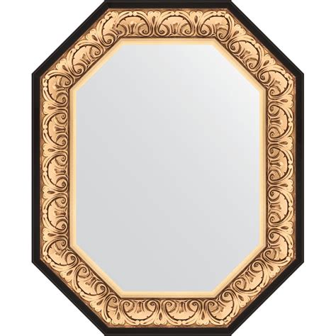 Зеркало EVOFORM в багетной раме - барокко золото 106 mm (65x80 cm) 7242 ...