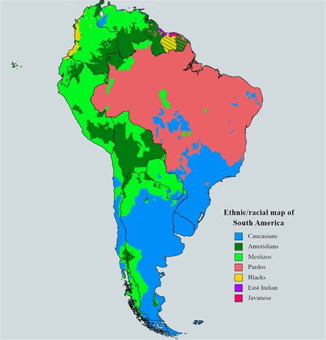 World Ethnicity Map