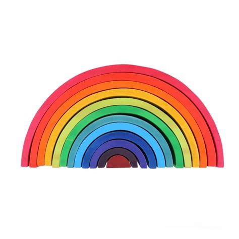 Large Rainbow Stacker 12 Pieces