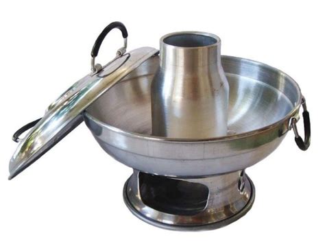 Thai Soup Bowl Hot Pot Thai Aluminium Shrimp Tom Yum Kung Bowl Fire Serving 22 Cm Utensil Soup