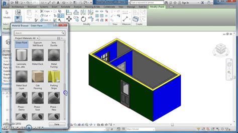 Revit Painting Walls You