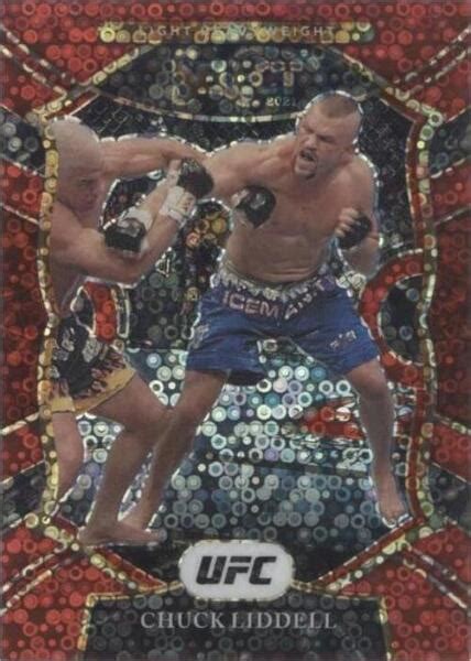 Panini Select Ufc Concourse Red Disco Prizm Chuck Liddell