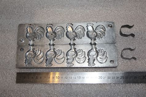 Форма для петушков, леденцов. СССР. Алюминий. Состояние!!! — купить в ...