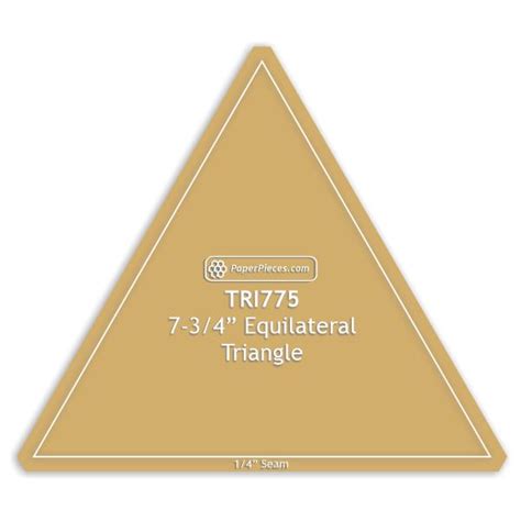 7 34 Equilateral Triangle Paper Pieces