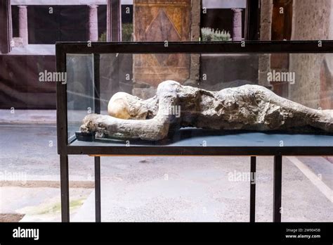 petrified human body   villa   mysteries
