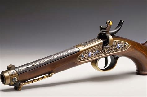 Premium Photo Custom Competition Pistol With Titanium Barrel And