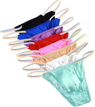 Arjen Kroos Men S Sexy Thong Underwear Low Rise G String Bulge Pouch Bikini Panties Shopstyle