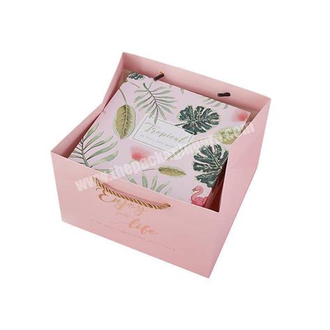 Custom Paper Board Paper Double Layer T Box With Double Opening