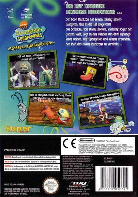 SpongeBob Squarepants Battle for Bikini Bottom Übersicht ntower Dein Nintendo Onlinemagazin