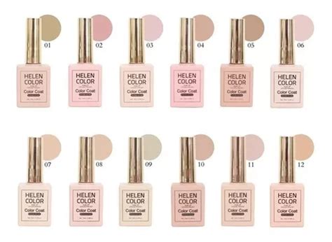 Kit Esmalte Em Gel Helen Color Cores Tons Nude Frete Gr Tis