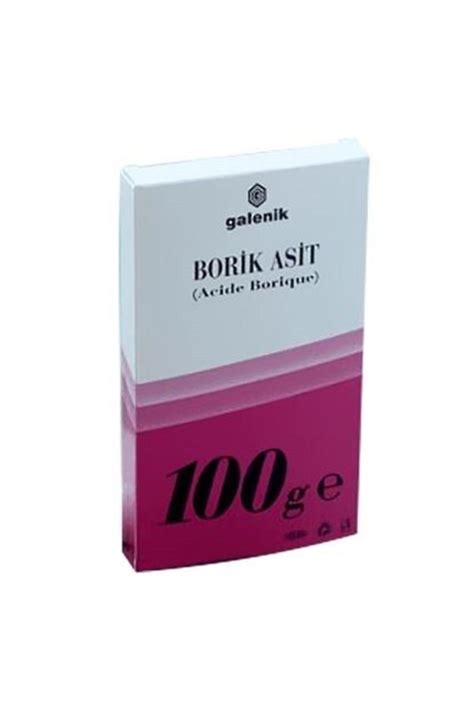 GALENİK 100 Saf Borik Asit H3bo3 100gr Fiyatı Yorumları Trendyol