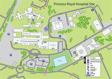 Withington Hospital Map