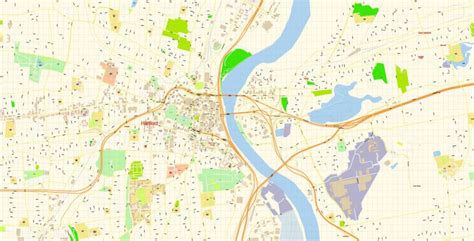 Hartford Pdf Map Vector Connecticut Exact City Plan Detailed Street Map