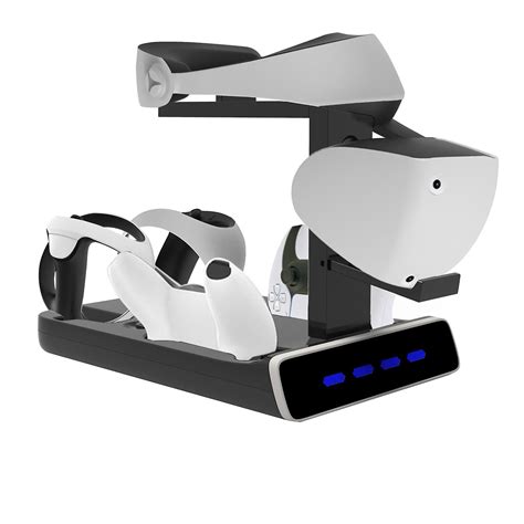 5 I 1 Ladestationsstativ Til Ps Vr2 Og Ps5 Controller Ladestation Med