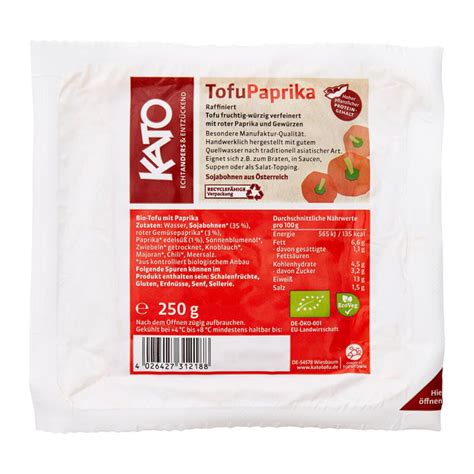 Vyradené Paprikové tofu bio 250g KATO Potraviny z prírody Biogreat sk