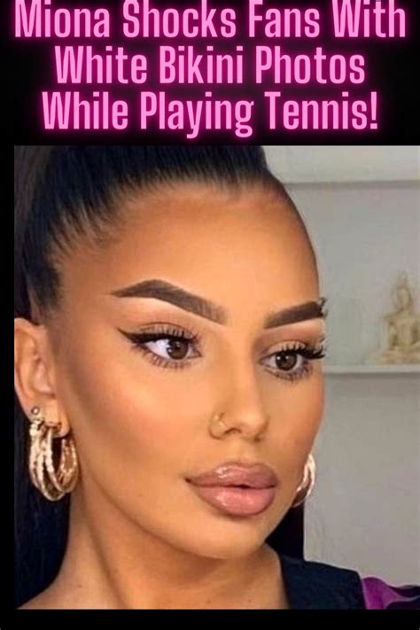 Df Miona Shocks Fans With White Bikini Photos While Playing Tennis Onlyfans Account Coming
