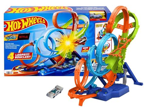 Hot Wheels Netflix Let S Race Zestaw Tor W Poczw Rna P Tla Kraks Autko Hw