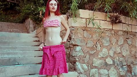 Ariel Ortiz Walks Through A Cove Gets Very Horny And Begins To Masturbate Publicly In The