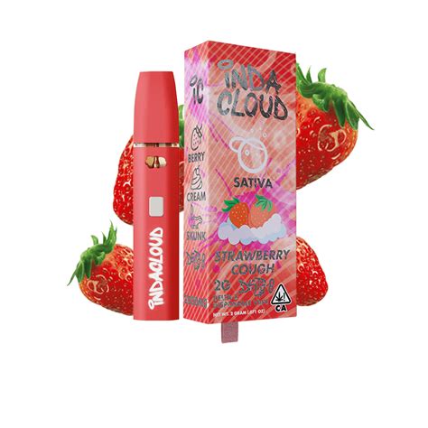 Buy Strawberry Cough Delta 8 Disposable Vape Pen Indacloud