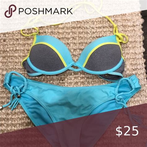 Gianni Bini Bikini Bikinis Blue Bikini Womens Swim