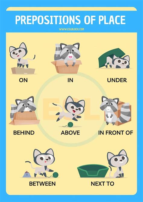 Prepositions of Place in English with Useful Examples | Prepositions