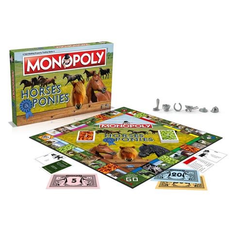Horses And Ponies Monopoly Board Game 5036905001656 Ebay