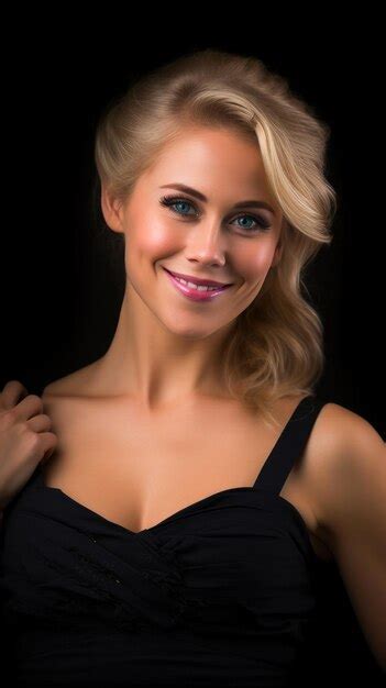 Premium Photo Seductive Boudoir Confident Blonde Model In Intimate Setting