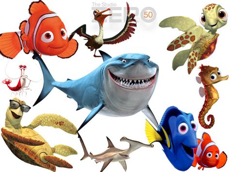 Finding Nemo Characters Clipart at GetDrawings | Free download
