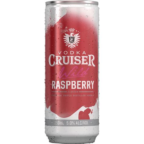 Vodka Cruiser Wild Raspberry Can 250ml Woolworths