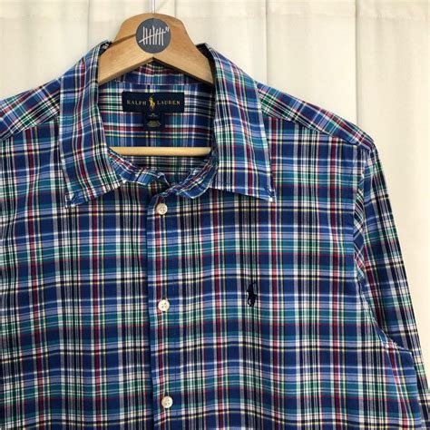 Polo Ralph Lauren Checkered Formal Long Sleeve Men S Fashion Tops