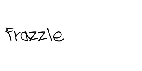Frazzle In Use Fonts In Use