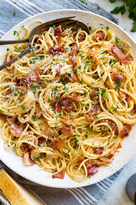 Pasta Carbonara - Cooking Classy