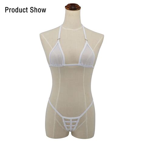 Buy Sherrylo Sheer Micro Bikini G String Thong Mini Bikinis Exotic Tanning Bathing Suit Online