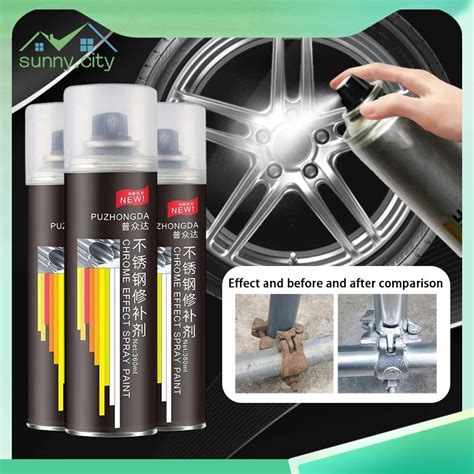 Chrome Spray Paint Stainless Steel Metal Coating Spray Paint Metal Rust