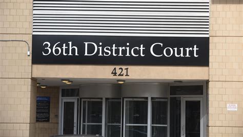 Felony docket going back to Detroit's 36th District Court center