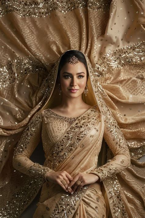 modern bridal saree luxury gold wedding saree wedding saree ideas