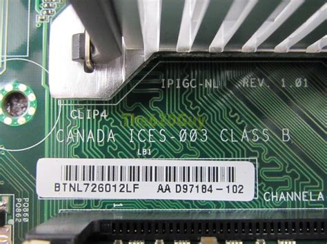 Intel D945GCNL Motherboard D97184-102 + Pentium DC E2140 1.60GHz CPU ...