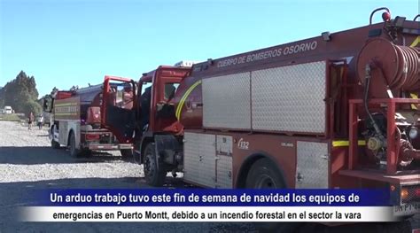 Con Alerta Roja Se Mantiene La Comuna Por Incendios Que Se Mantienen