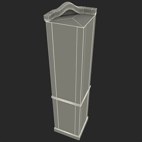 3d Corner Curio Cabinet Model