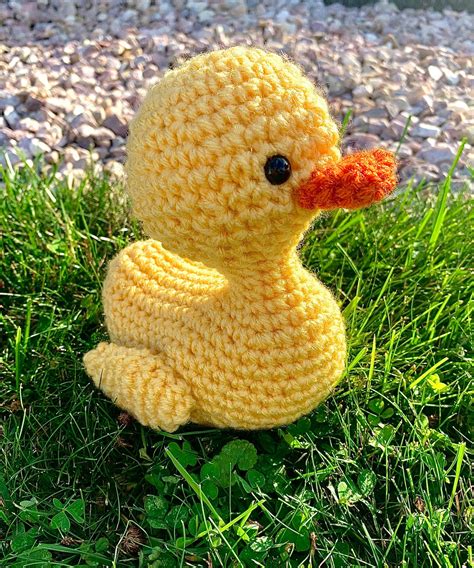 Duckling Crochet Amigurumi Crochet Duckling Crochet Etsy