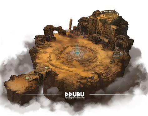 Artstation Boss Stage Yewon Lim Environment Props Environment