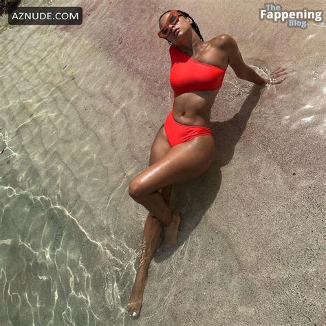Draya Michele S Sexy Beach Bikini Photoshoot AZNude