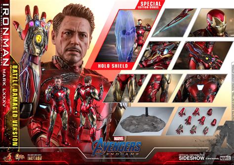 Hot Toys Avengers Endgame Iron Man Mark Lxxxv Battle Damaged Version Special Edition Sixth