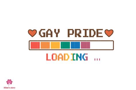 Gay Pride Loading Sublimation Graphic By Mimi S Story Creative Fabrica