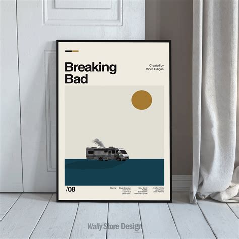 Breaking Bad Poster, Breaking Bad Retro Movie Poster sold by Brandy