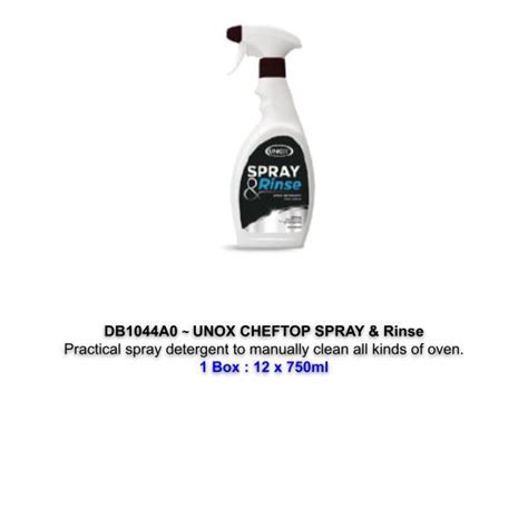 UNOX SPRAY & RINSE – Spray Detergent – DB1044A0 (12 Bottles Price) - CN ...