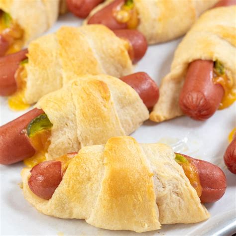 Easy Crescent Dogs Quick And Tasty Crescent Roll Hot Dogs