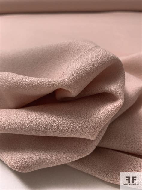 Solid Wool Crepe Nude Fabric Yardage Fashion Fabric Fabric