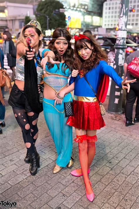 Halloween In Japan Shibuya Street Party Costume Pictures